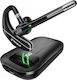 Techsuit A6L In-ear Bluetooth Handsfree Ακουστικό Μαύρο