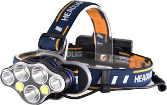 Lumină de lucru și de sit, cu baterie Lanternă Frontală LED IPX4 cu Luminozitate Maximă 2400lm