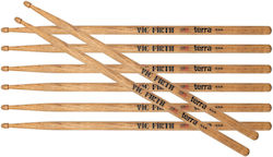 Vic Firth Hickory Drumsticks Drums Extreme in Orange Color Vic Firth Hickory Drumsticks Drums Extreme in Orange Color