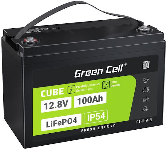Green Cell Baterie UPS cu Capacitate 100Ah și Tensiune 12.8V LFPGC12V100AH 1buc
