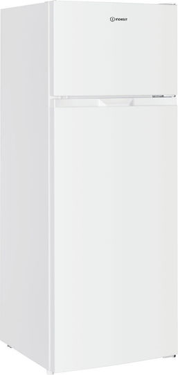 Indesit Kühlschrank mit Doppeltür 206Es H144xB55xT55cm. Weiß I55T0412W