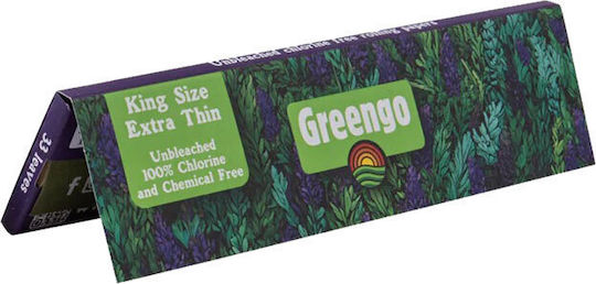 GreenGo Χαρτάκια Στριφτού Τσιγάρου King Size 33 φύλλα 50τμχ