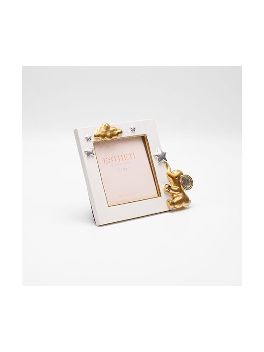 Eurolamp Elephant Παιδική Κορνίζα Λευκή 9x9cm