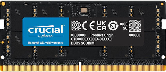 Crucial DDR5 with Module 1x32GB and Speed 5600 for Laptop