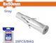 Wadfow Βισμα Πλαστικο Pe Universal 8χ50mm 25tem Wxte921