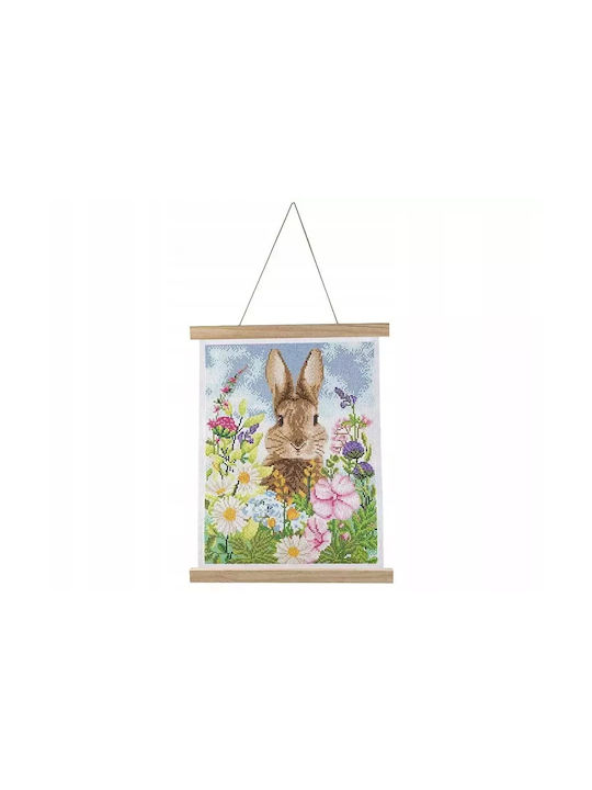 Poster 35x45cm Diamond Mosaic Hase