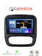 Carmedia Car Audio System for Opel Vivaro Fiat Talento Renault Trafic Nissan NV300 2014 (Bluetooth/USB/WiFi/GPS/Apple-Carplay/Android-Auto) with Touch Screen 9"