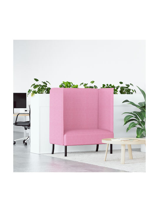 Ecksofa mit Umkehrbarer Winkel Rosa 109x56x121cm