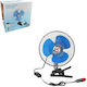 Car Fan 6" Clip – 12v Rotating Hy-1006 Double-headed Vehicle Fan