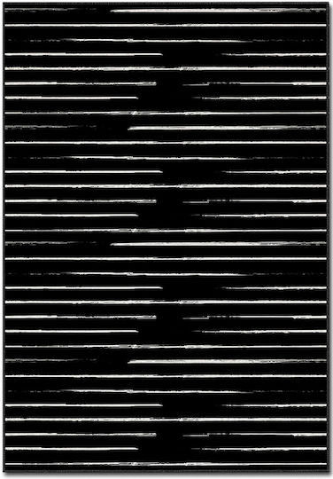 Conceptum Hypnose Rug Rectangular Black-white