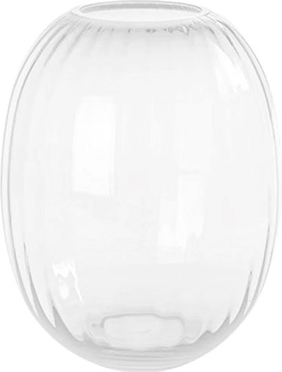 Cosmofan Διακοσμητικο Βαζο Γυαλινο 19cm