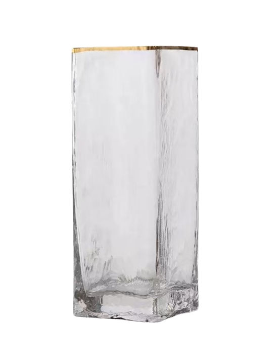 Cosmofan Dekorative Glasvase 8×8×25cm
