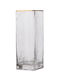 Cosmofan Dekorative Glasvase 8×8×25cm