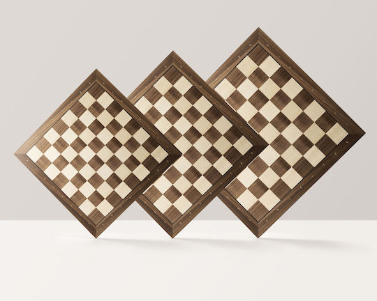 Chessboard No 5 Description Black Walnut Maple Frame Inlay Exclusive