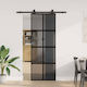 Vidaxl Schiebetür Set Material 76x205 cm Glas &...