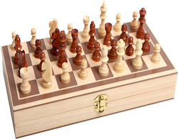 Joc Șah Backgammon Lemn Pliabil Dame Clasic Dezvoltă Memoria Abilități de Gândire Strategică Imaginație Piese Incluse 29,5 X 29,5 Cm Maro Crem Joc Șah Backgammon Lemn Pliabil Dame Clasic Dezvoltă Memoria Abilități de Gândire Strategică Imaginație Piese Incluse 29,5 X 29,5 Cm Maro Crem