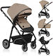 Bianca Adjustable 3 in 1 Baby Stroller Suitable for Newborn Beige Sand 11.75kg