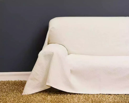 Pearl Home & Baby Soofa Cuvertură Pentru Canapea 2 Locuri P170xL250cm Ecru