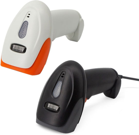 Scanner Χειρός Ενσύρματο με Δυνατότητα Ανάγνωσης 2D και QR Barcodes