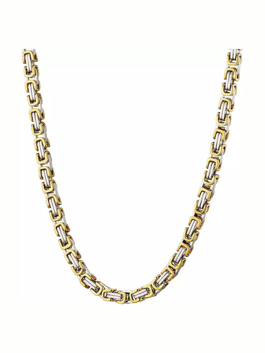 Oxzen Chain Neck made of Steel Thin Thickness 4mm