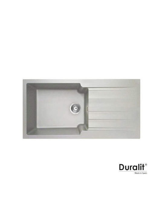 Duralit Drop-In Мивка от Синтетичен Гранит Ш100...