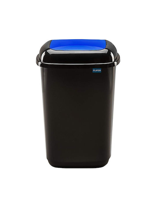 Plafor Abfalleimer Recycling Kunststoff Schwarz 45Es 1Stück