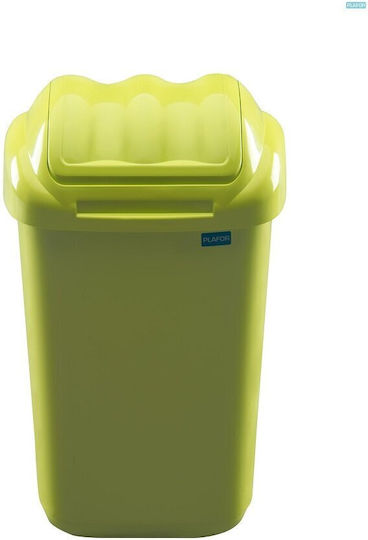 Plafor Coș De Gunoi Din Plastic Verde 30lt