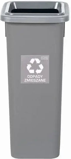 Plafor Coș de Reciclare Plastic Gri 53lt 1buc