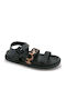 Γυναικεία Σανδάλια Flatforms Μαύρα