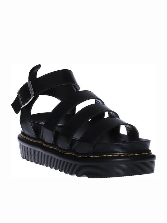 Γυναικεία Σανδάλια Flatforms Μαύρα