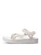 Γυναικεία Σανδάλια Sporty Flatforms Λευκά