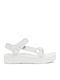 Γυναικεία Σανδάλια Sporty Flatforms Λευκά