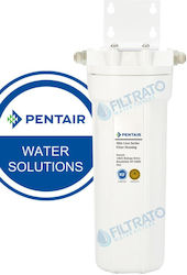 Under-Sink Filter Housing 10" Pentair 2g Slimline White 1/4" Connection