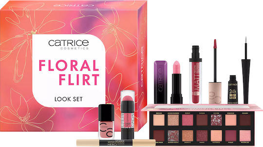 Catrice Cosmetics Floral Flirt Look Makeup Set for Face, Eyes & Lips 7pcs