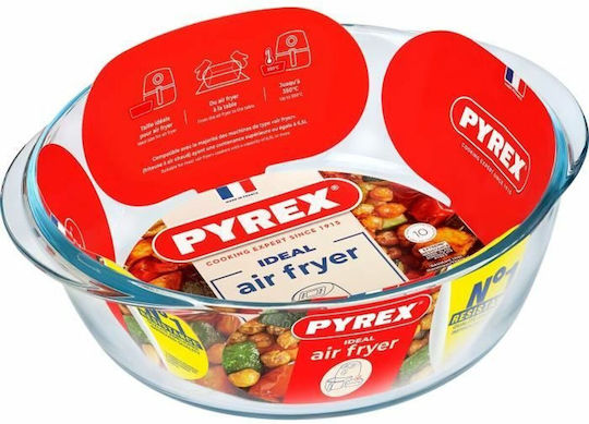 Pyrex Glass Round Heat-Resistant Cookware 2300ml