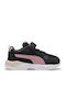 X-ray 3 Lt Ac Kids Sports Shoes Running with Hoop & Loop Closure Black