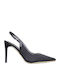 Heels with Strap Black 8976-Black