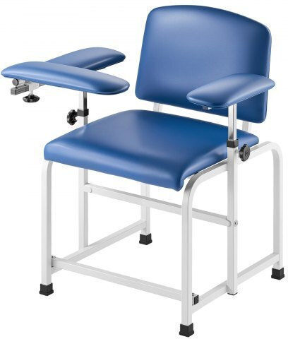 Vevor Phlebotomy Chair Blood Draw Chair Adjustable Armrests Flip Arm