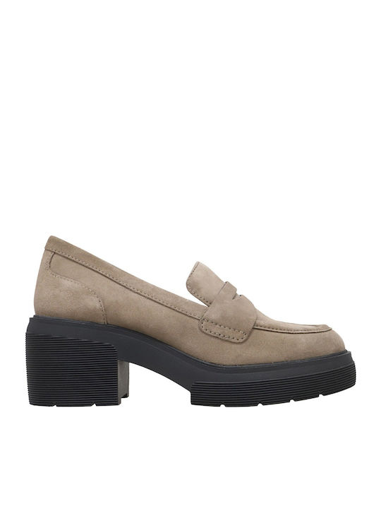 Suede Mongolia Heels Spherica Ec15