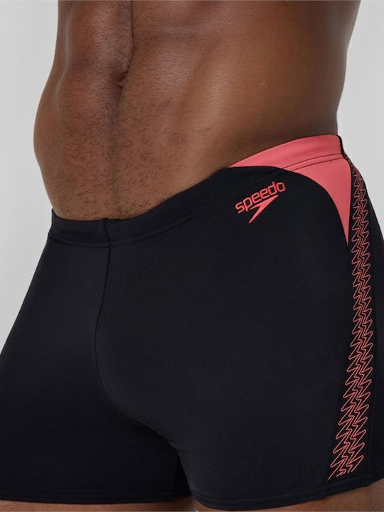 Speedo Hyperboom Splice Ανδρικό Μαγιό Σορτς Μαύρο