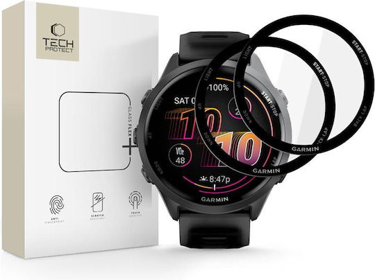 Tech-Protect Glass Flex+ Gehärtetes Glas für das Kompatibles Gerät Garmin Forerunner 970, Garmin Forerunner 570 2Stück