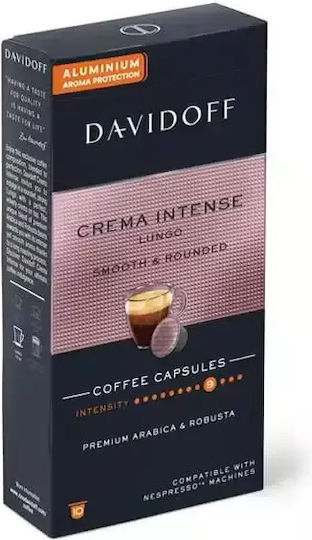 Davidoff Crema Intense Lungo 10 Τμχ Nespresso