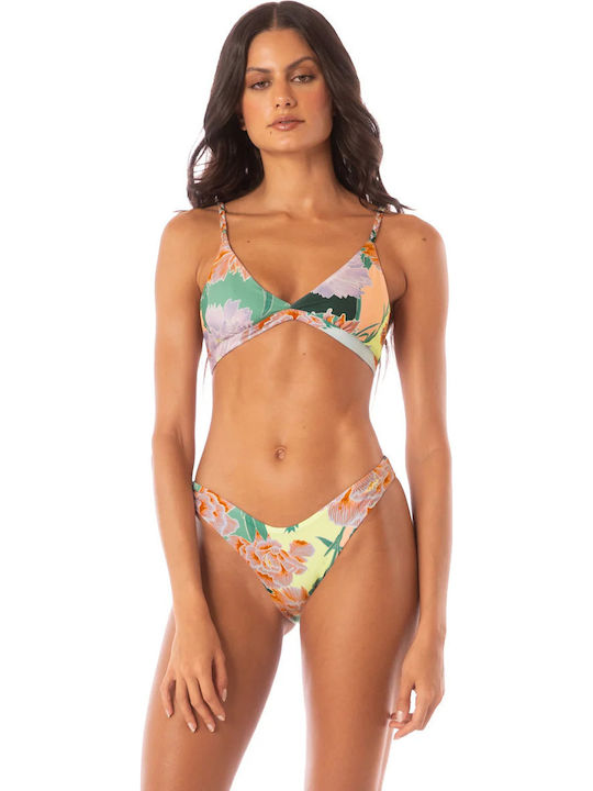 Set Bikini Floral Πράσινο