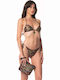 Bikini Set Triangle Top & Slip Bottom with Laces