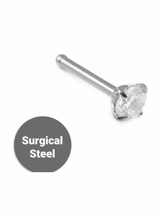 Amalfi Accessories Nasenpiercing aus Silberstahl