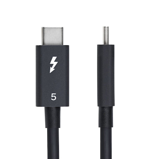 StarTech Thunderbolt Cable 240W Μαύρο 0.8m (TBLT5MM80CM240W)