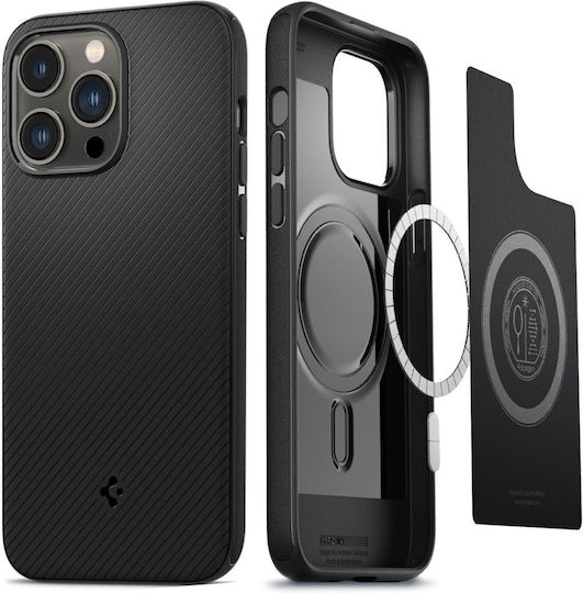 Spigen Mag Armor Back Cover Silicon Negru (iPhone 16 Pro Max)