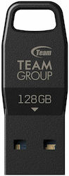 TeamGroup 128GB USB 3.2 Μαύρο