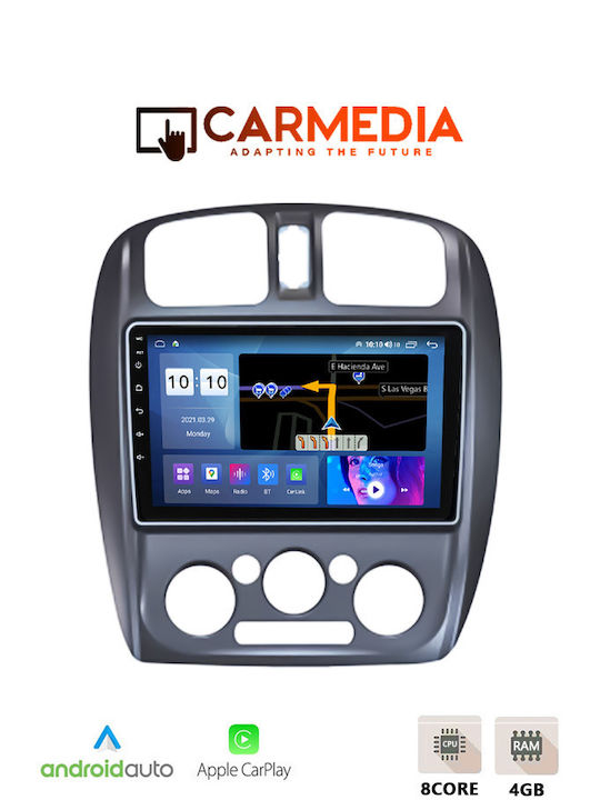 Carmedia Car Audio System for Mazda 323 1998-2004 (Bluetooth/USB/WiFi/GPS/Apple-Carplay/Android-Auto) with Touch Screen 9"
