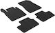 Auto Gs Set of Front and Rear Mats 4pcs for Nissan Juke Black